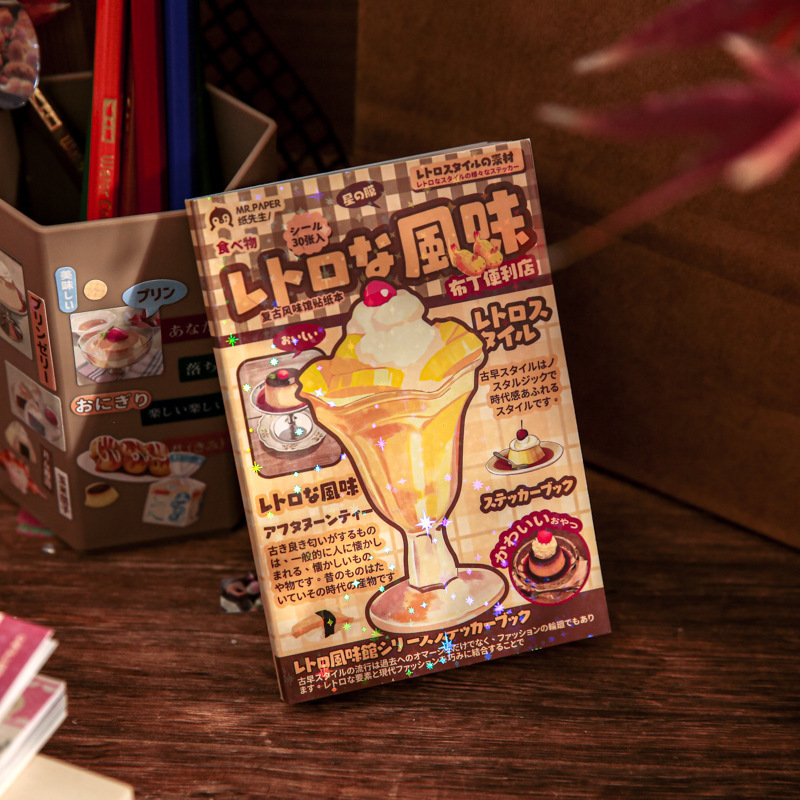 Retro Dessert Sticker Book, Di - Vintage Collectible Books ulasan dan harga