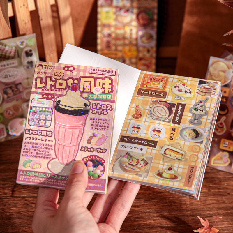 Retro Dessert Sticker Book, Di - Vintage Collectible Books ulasan dan harga