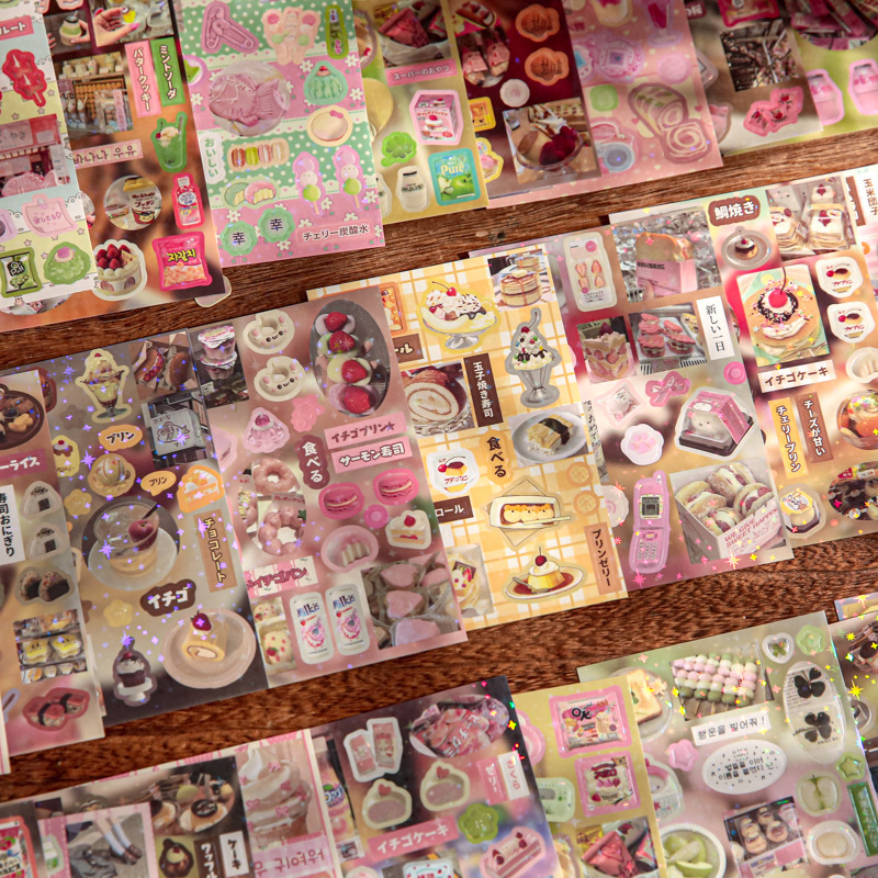 Retro Dessert Sticker Book, Di - Vintage Collectible Books ulasan dan harga