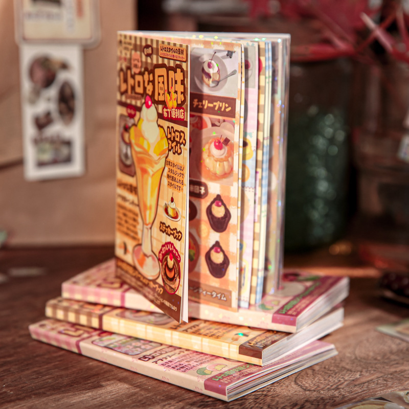 Retro Dessert Sticker Book, Di - Vintage Collectible Books ulasan dan harga