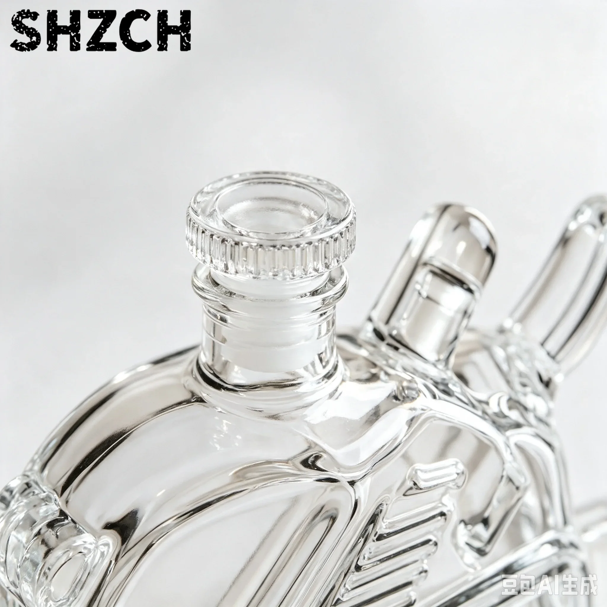 Vintage Chainsaw Shaped Glass  - Vintage Collectible Bottles ulasan dan harga