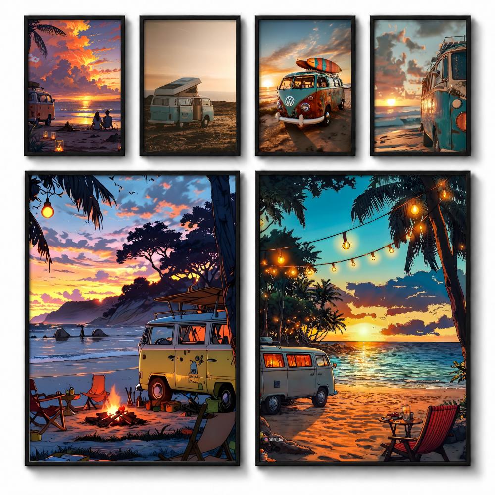 Vintage Car 80s Retro Collecti - Vintage Collectible Posters ulasan dan harga