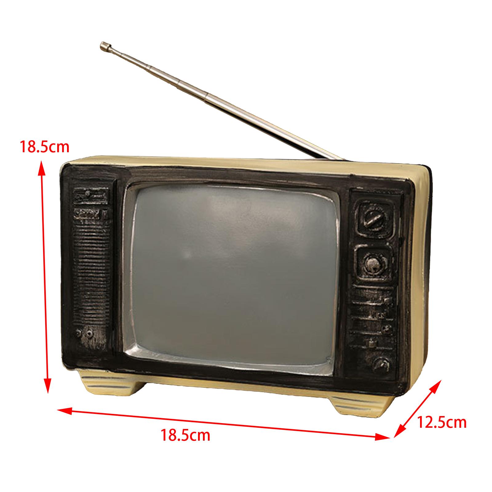 Realistic Retro TV Model Resin - Vintage Collectibles Store ulasan dan harga