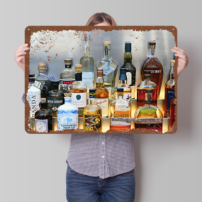 Liquor Bottle Collection Poste - Vintage Collectible Liquor Bottles ulasan dan harga