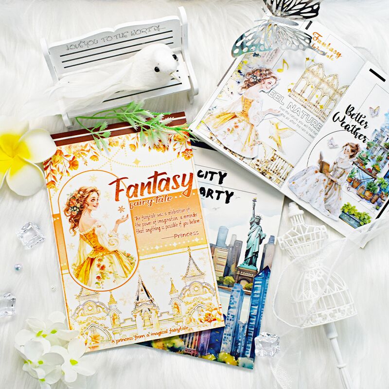 20Sheet Pre-Cut Sticker Book P - Vintage Collectible Books ulasan dan harga