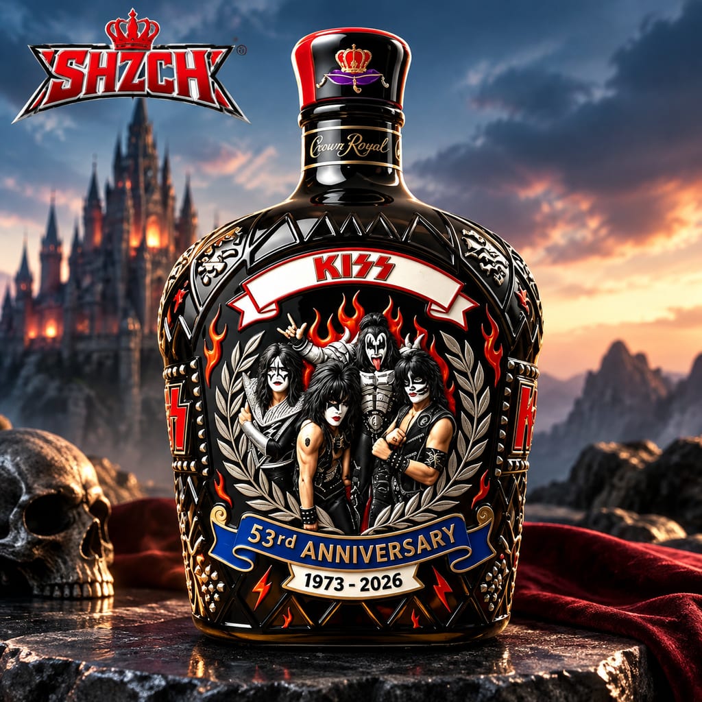 YING-KISS Band Whiskey Decante - Vintage Collectible Liquor Bottles ulasan dan harga
